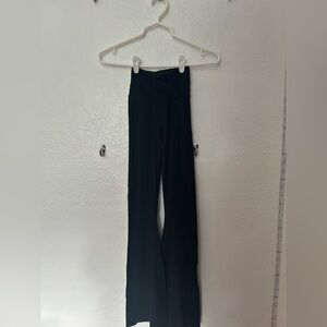 Aerie Black Crossover Flare Leggings